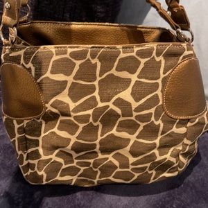 Giraffe Print Purse